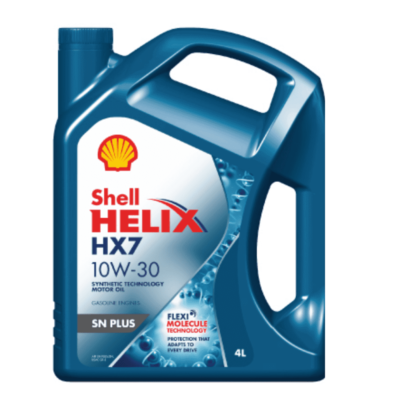 shell helix hx7 10w 30 semi synthetic 4l generation bd optimized