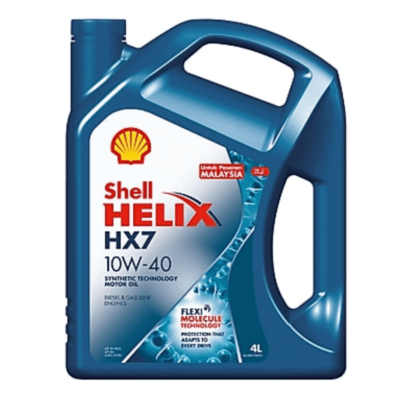 shell helix hx7 10w 40 semi synthetic 4l generation bd optimized