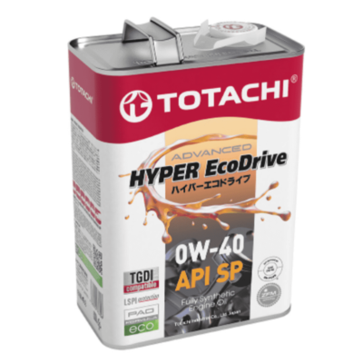 totachi advanced hyper 0w 40 fully synthetic 4l parts generation bd optimized